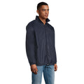 French Navy - Side - SOLS Unisex Shift Showerproof Windbreaker Jacket