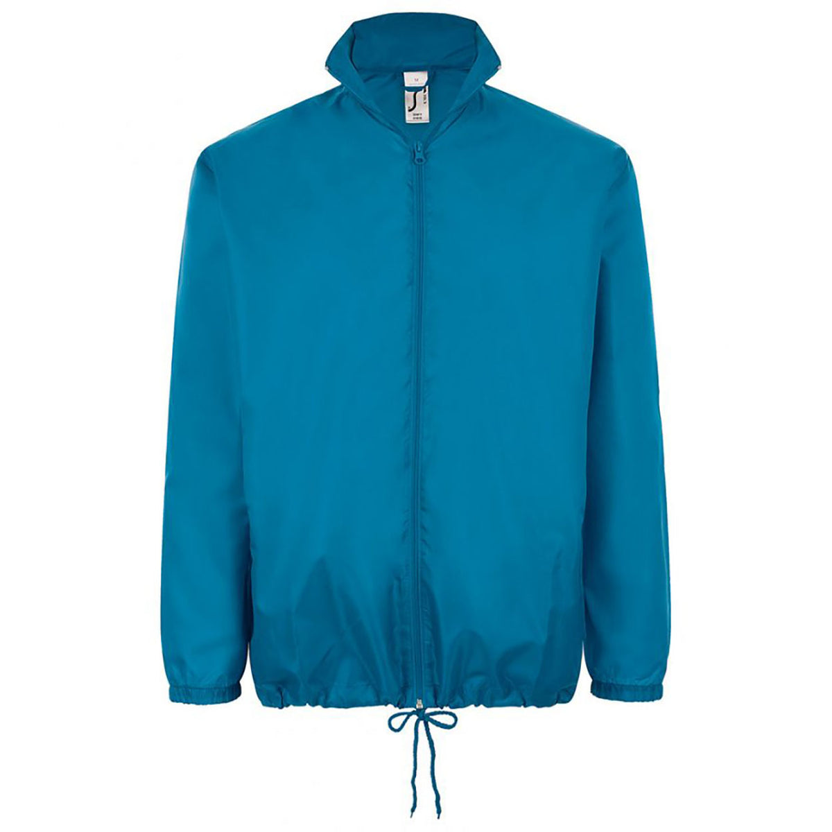 Aqua - Front - SOLS Unisex Shift Showerproof Windbreaker Jacket