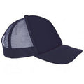 French Navy - Front - SOLS Unisex Bubble Contrast Cap