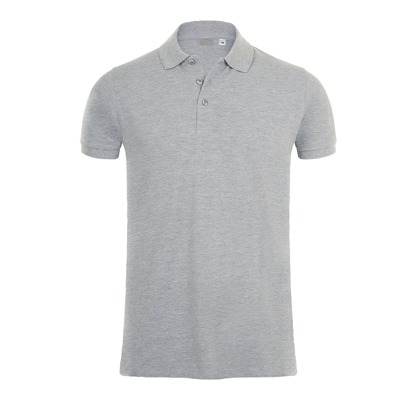 Grey Marl - Front - SOLS Mens Phoenix Short Sleeve Pique Polo Shirt