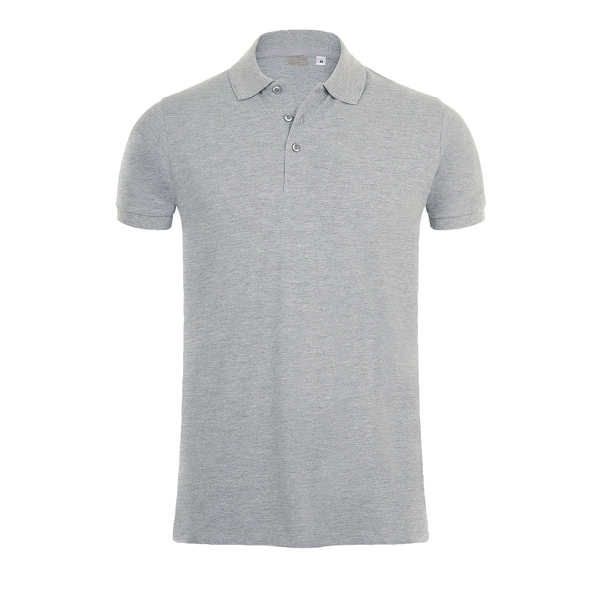 Grey Marl - Front - SOLS Mens Phoenix Short Sleeve Pique Polo Shirt