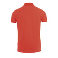 Hibiscus - Back - SOLS Mens Phoenix Short Sleeve Pique Polo Shirt