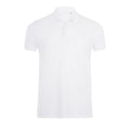 White - Front - SOLS Mens Phoenix Short Sleeve Pique Polo Shirt