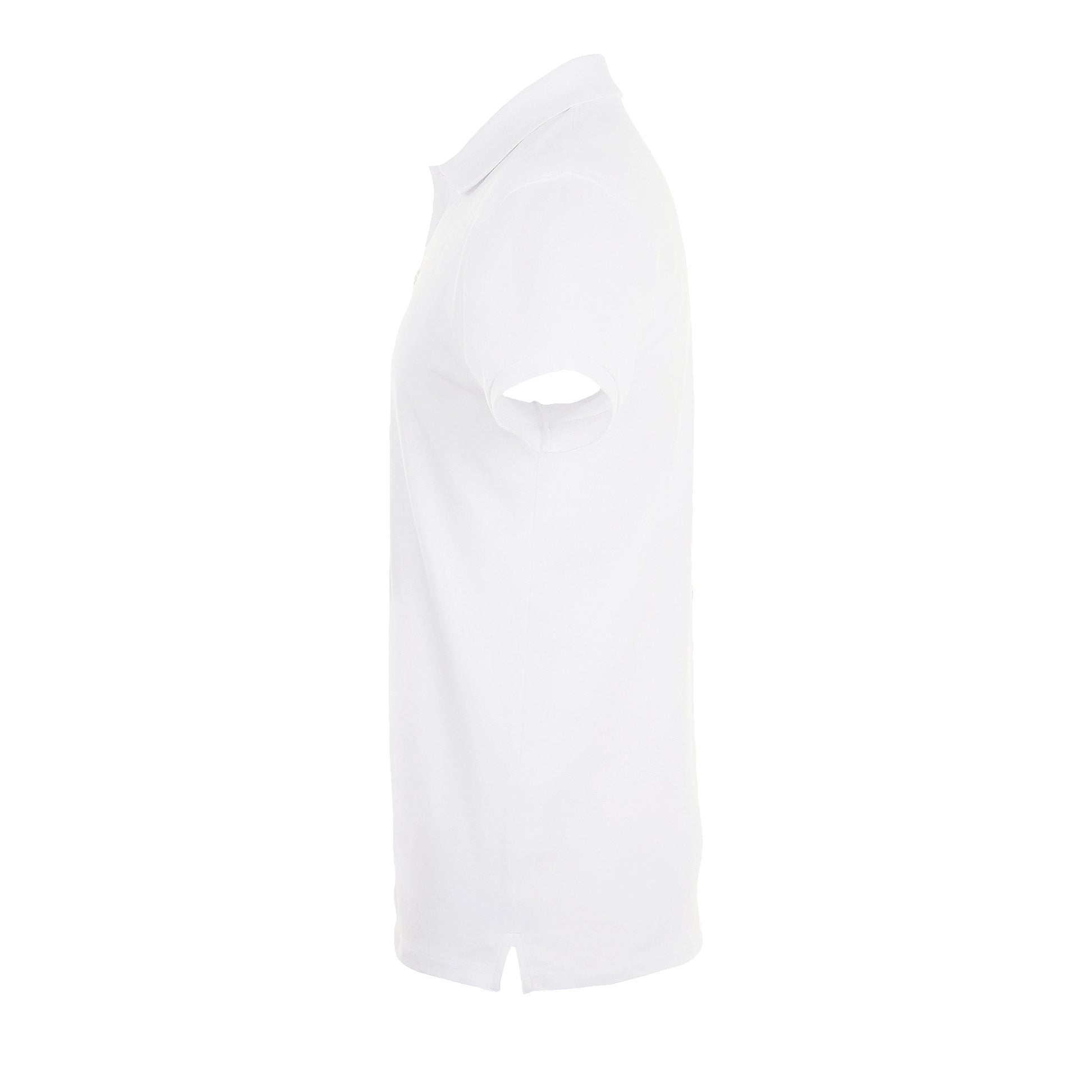 White - Side - SOLS Mens Phoenix Short Sleeve Pique Polo Shirt