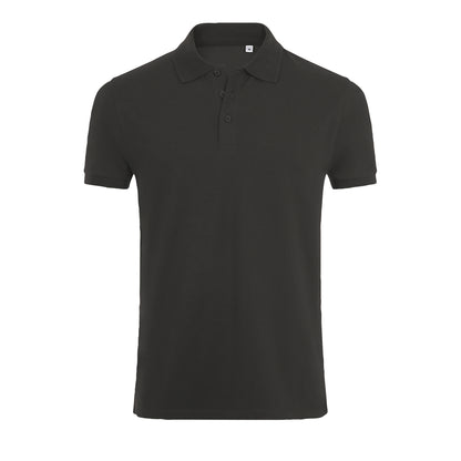 Charcoal Marl - Front - SOLS Mens Phoenix Short Sleeve Pique Polo Shirt