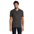 Charcoal Marl - Side - SOLS Mens Phoenix Short Sleeve Pique Polo Shirt