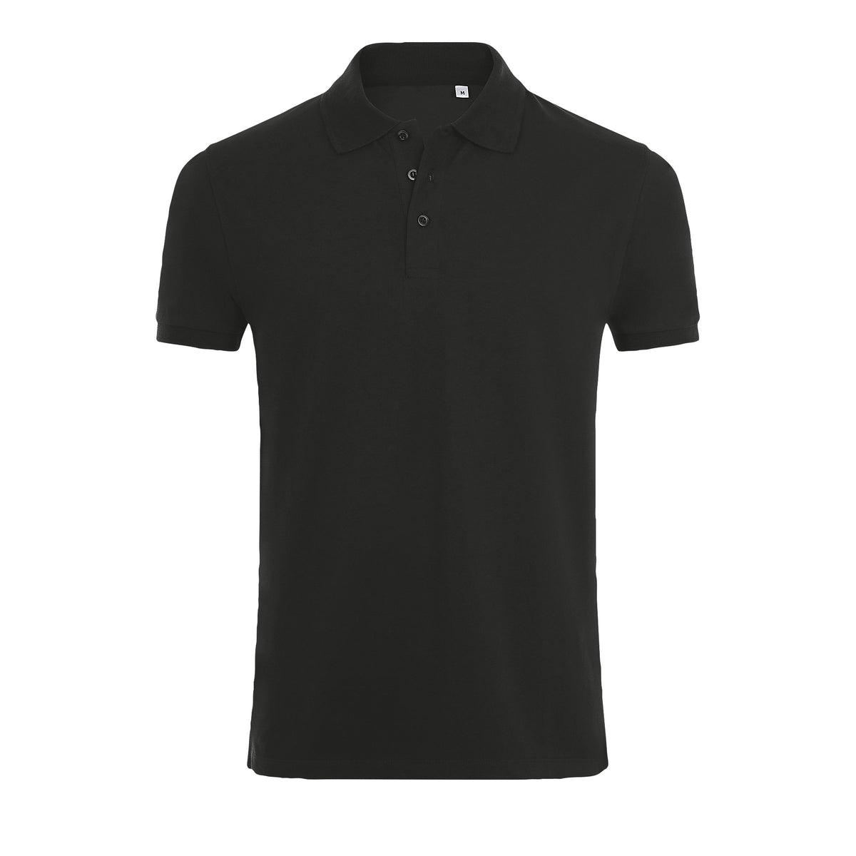 Black - Front - SOLS Mens Phoenix Short Sleeve Pique Polo Shirt