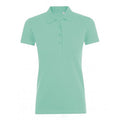 Mint - Front - SOLS Womens-Ladies Phoenix Short Sleeve Pique Polo Shirt