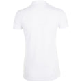 White - Back - SOLS Womens-Ladies Phoenix Short Sleeve Pique Polo Shirt