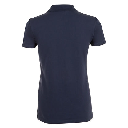 French Navy - Back - SOLS Womens-Ladies Phoenix Short Sleeve Pique Polo Shirt