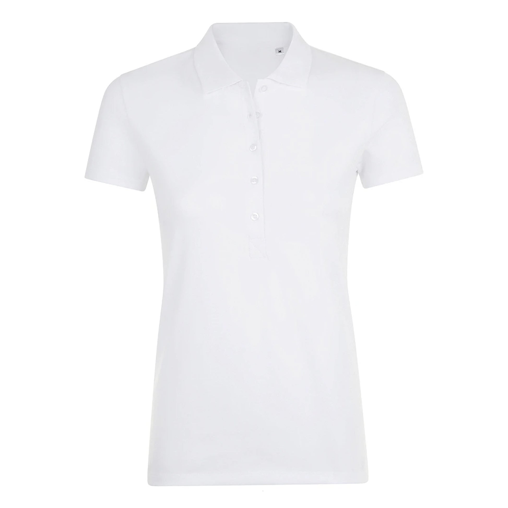 White - Front - SOLS Womens-Ladies Phoenix Short Sleeve Pique Polo Shirt