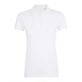 White - Front - SOLS Womens-Ladies Phoenix Short Sleeve Pique Polo Shirt