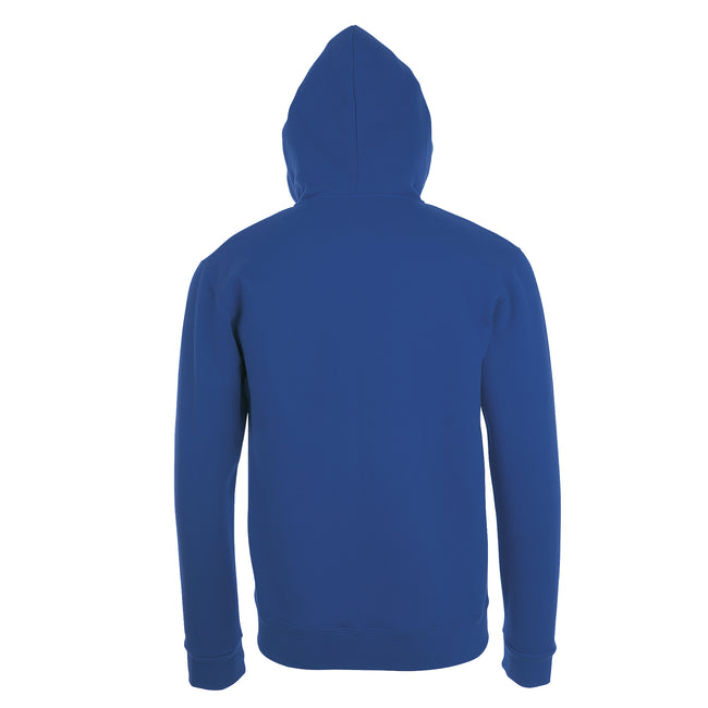 Royal Blue - Side - SOLS Mens Stone Zip Up Plain Hoodie