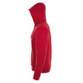 Red - Lifestyle - SOLS Mens Stone Zip Up Plain Hoodie