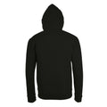 Black - Back - SOLS Mens Stone Zip Up Plain Hoodie