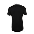 Black-White - Side - SOLS Mens Classico Contrast Short Sleeve Football T-Shirt