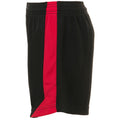 Black-Red - Side - SOLS Mens Olimpico Football Shorts