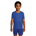 Royal Blue-French Navy - Back - SOLS Childrens-Kids Classico Contrast Short Sleeve Football T-Shirt