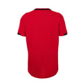 Red-Black - Side - SOLS Childrens-Kids Classico Contrast Short Sleeve Football T-Shirt