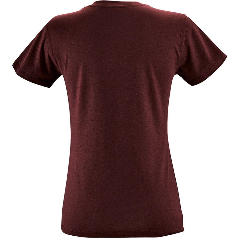 Fuchsia - Back - SOLS Womens-Ladies Regent Short Sleeve T-Shirt
