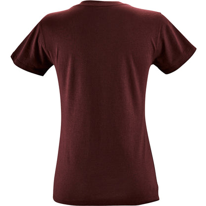 Fuchsia - Back - SOLS Womens-Ladies Regent Short Sleeve T-Shirt