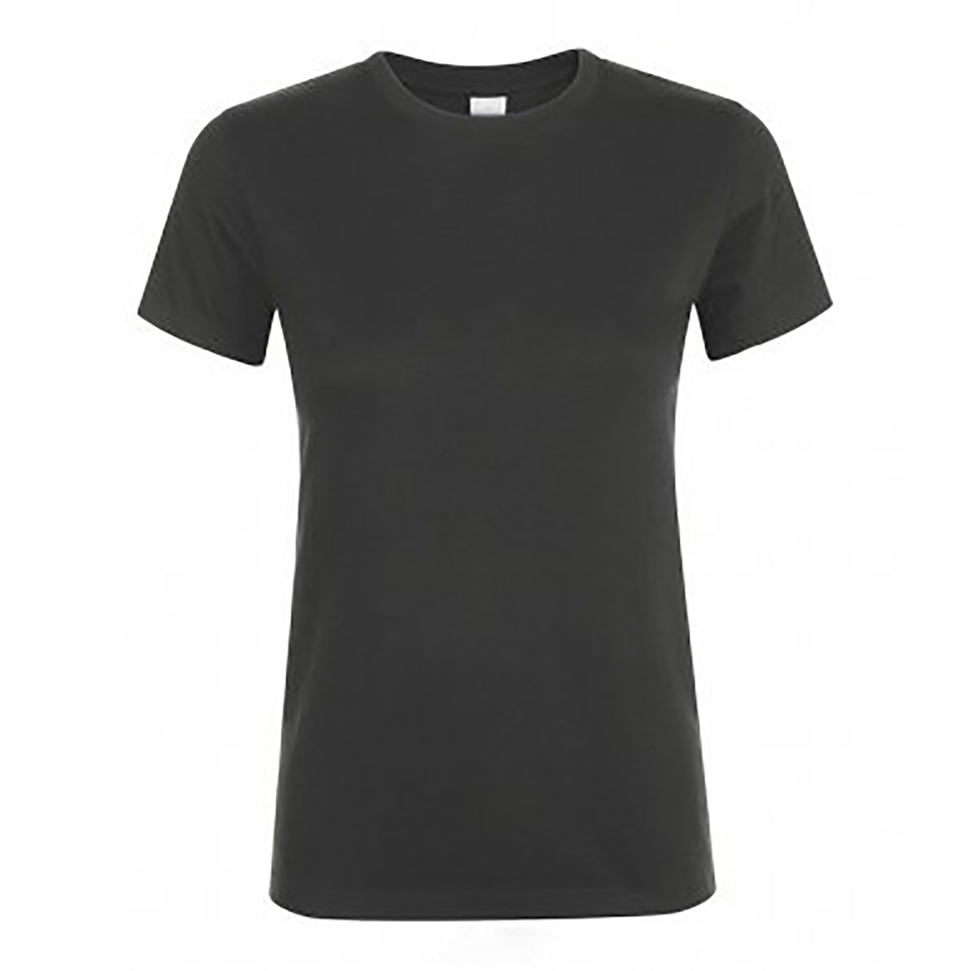 Dark Grey - Front - SOLS Womens-Ladies Regent Short Sleeve T-Shirt