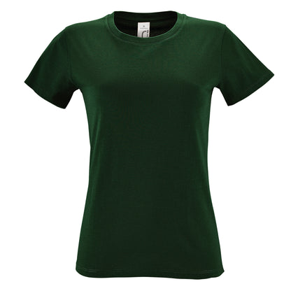 Aqua - Side - SOLS Womens-Ladies Regent Short Sleeve T-Shirt