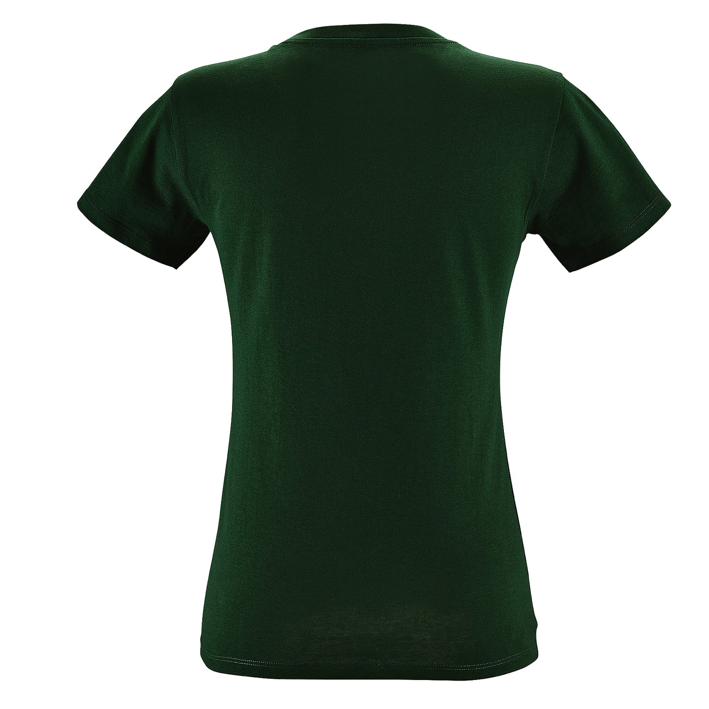 Bottle Green - Side - SOLS Womens-Ladies Regent Short Sleeve T-Shirt