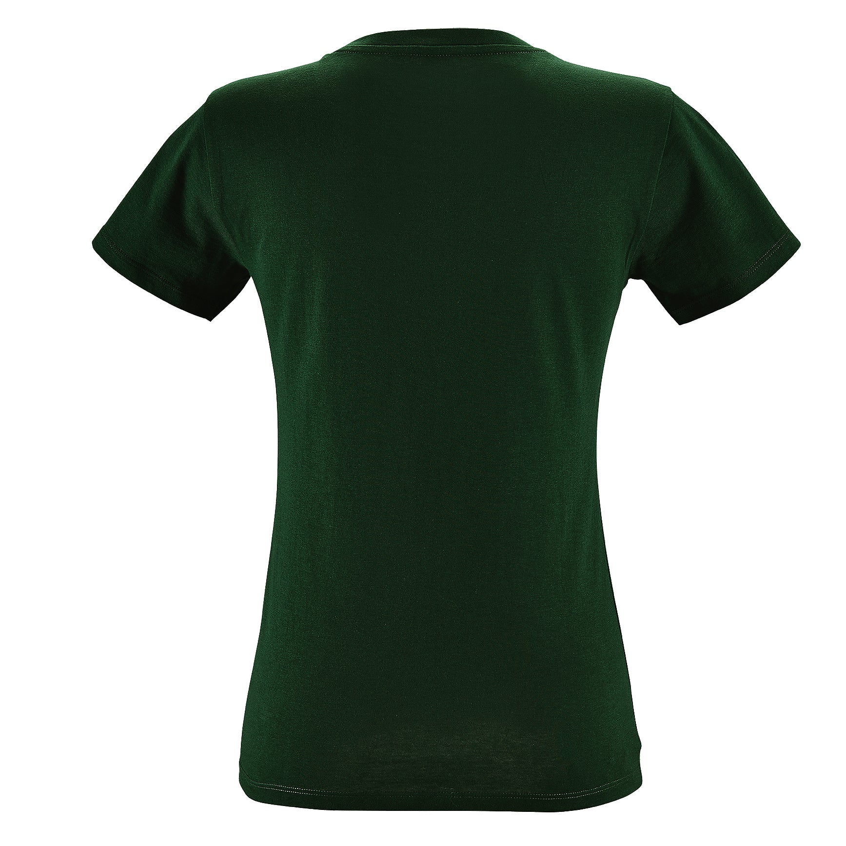 Bottle Green - Side - SOLS Womens-Ladies Regent Short Sleeve T-Shirt