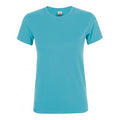 Atoll blue - Front - SOLS Womens-Ladies Regent Short Sleeve T-Shirt