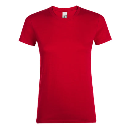 Grey Marl - Back - SOLS Womens-Ladies Regent Short Sleeve T-Shirt