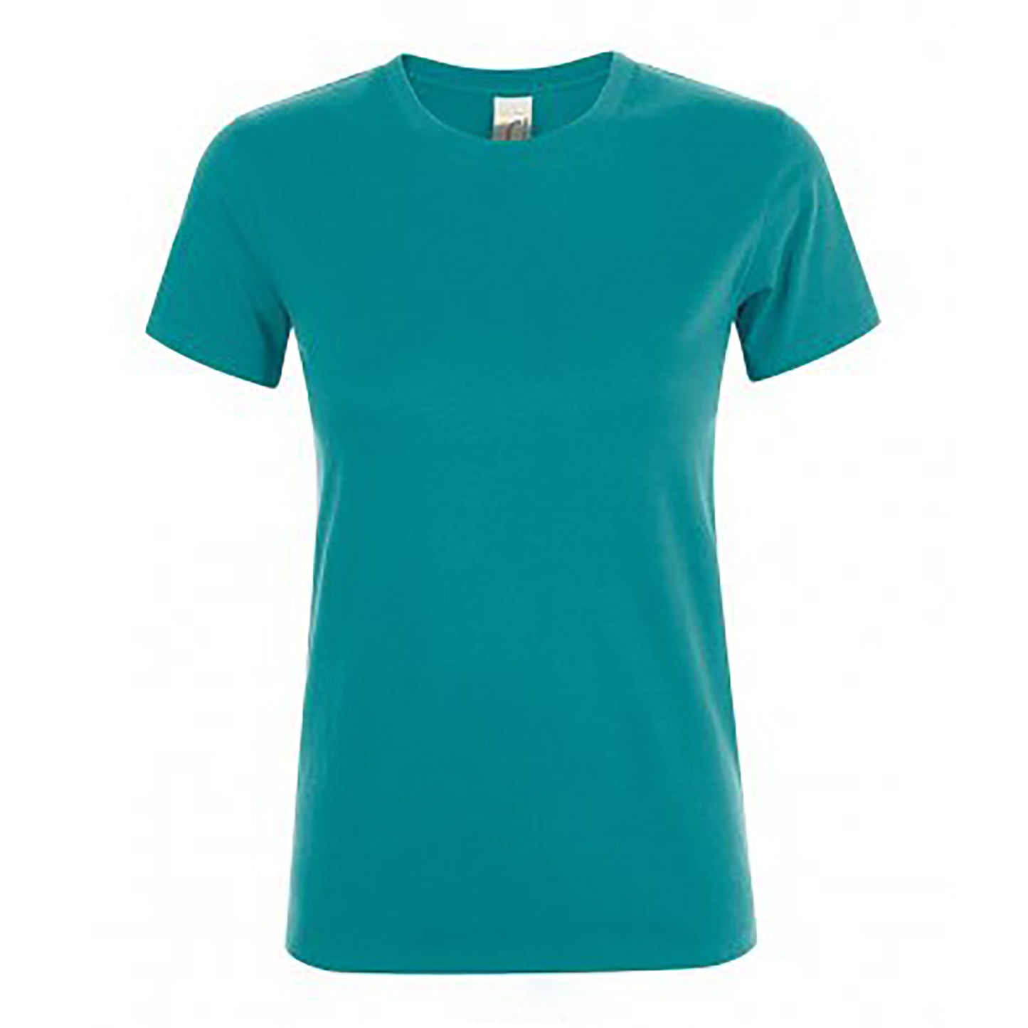 Duck Blue - Front - SOLS Womens-Ladies Regent Short Sleeve T-Shirt