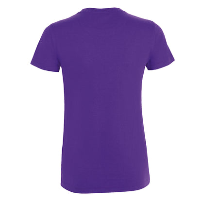 Dark Grey - Back - SOLS Womens-Ladies Regent Short Sleeve T-Shirt