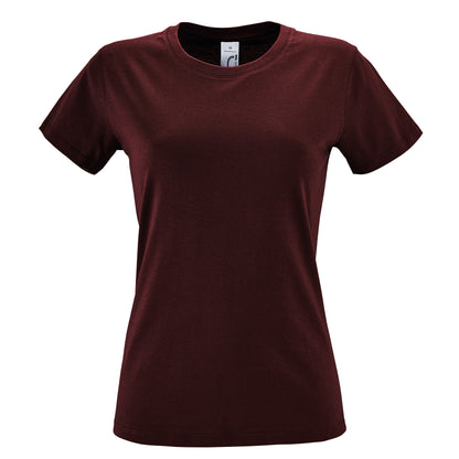 Bottle Green - Back - SOLS Womens-Ladies Regent Short Sleeve T-Shirt