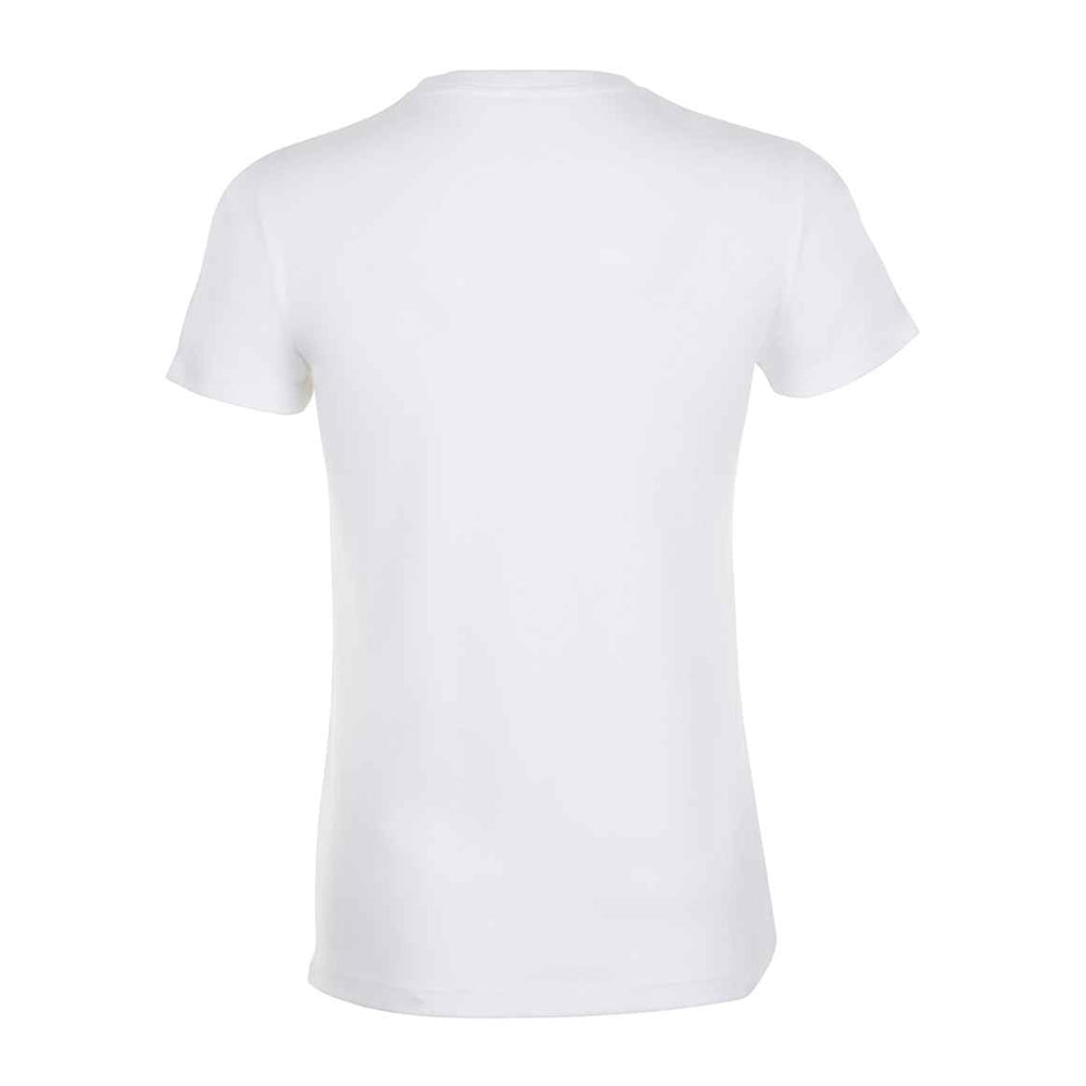 Absolute White - Back - SOLS Womens-Ladies Regent Short Sleeve T-Shirt