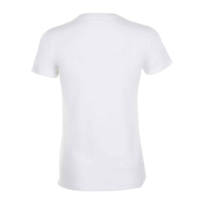 Absolute White - Back - SOLS Womens-Ladies Regent Short Sleeve T-Shirt