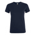 Navy - Front - SOLS Womens-Ladies Regent Short Sleeve T-Shirt