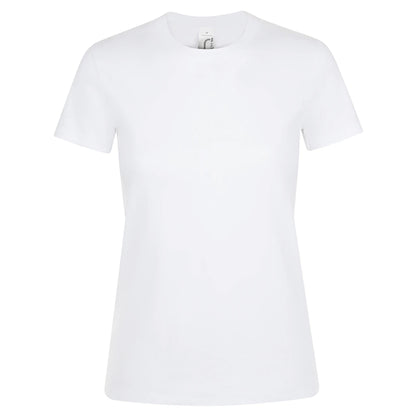 Orange - Side - SOLS Womens-Ladies Regent Short Sleeve T-Shirt