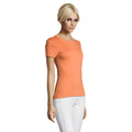 Apricot - Back - SOLS Womens-Ladies Regent Short Sleeve T-Shirt