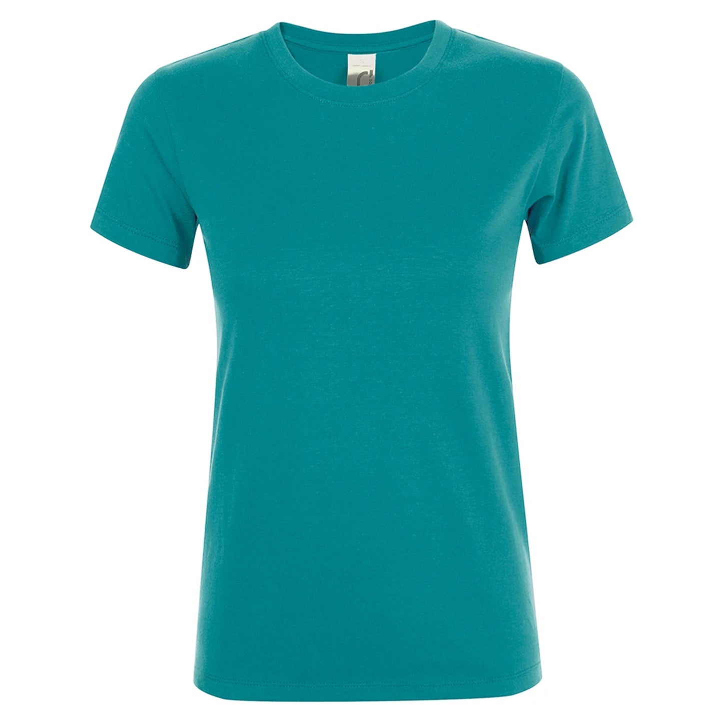 Duck Blue - Front - SOLS Womens-Ladies Regent Short Sleeve T-Shirt