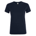 French Navy - Front - SOLS Womens-Ladies Regent Short Sleeve T-Shirt