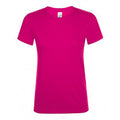 Fuchsia - Front - SOLS Womens-Ladies Regent Short Sleeve T-Shirt
