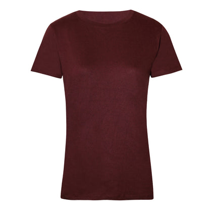 Burgundy - Front - SOLS Womens-Ladies Regent Short Sleeve T-Shirt