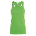 Lime - Front - SOLS Womens-Ladies Justin Sleeveless Vest