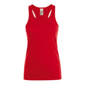 Red - Front - SOLS Womens-Ladies Justin Sleeveless Vest