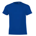Royal Blue - Front - SOLS Childrens-Kids Regent Short Sleeve Fitted T-Shirt