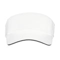 White-Black - Back - SOLS Unisex Ace Sun Visor