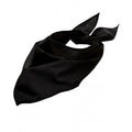 Black - Front - SOLs Unisex Plain Bandana