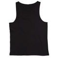 Black - Back - One By Mantis Unisex Drop Armhole Vest Top