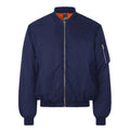 French Navy - Front - SOLS Unisex Remington Authentic Bomber Jacket